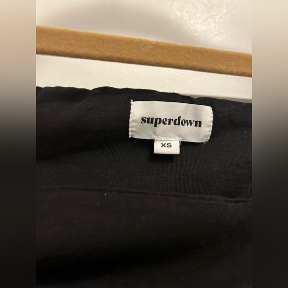 NWT Superdown x Revolve Black Fallon Mini Dress Sz XS $72 - Picture 5 of 7